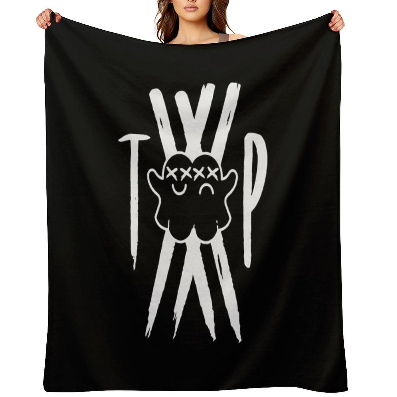 Twin Paranormal Merch Ghost Gang Quick-dry Throw Blanket