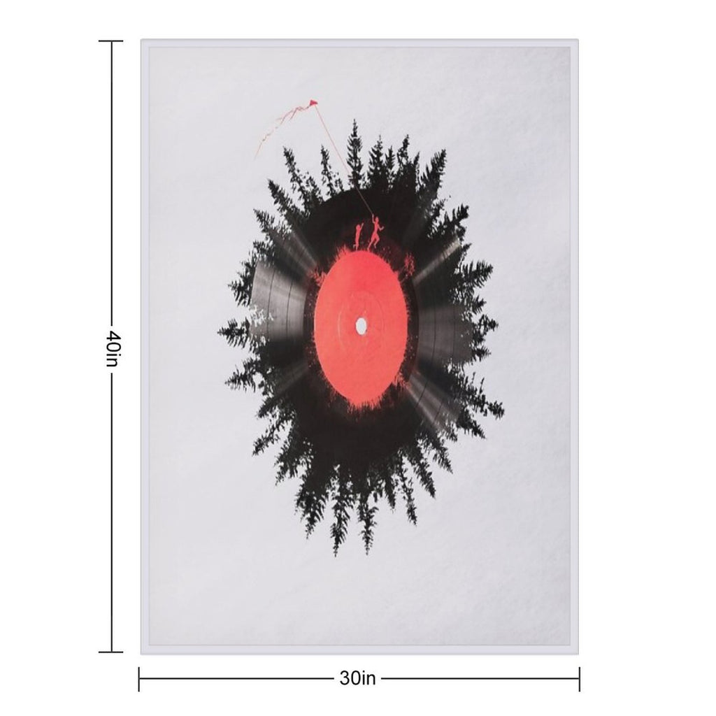 The Vinyl of My Life Anti-pilling Throw Blanket