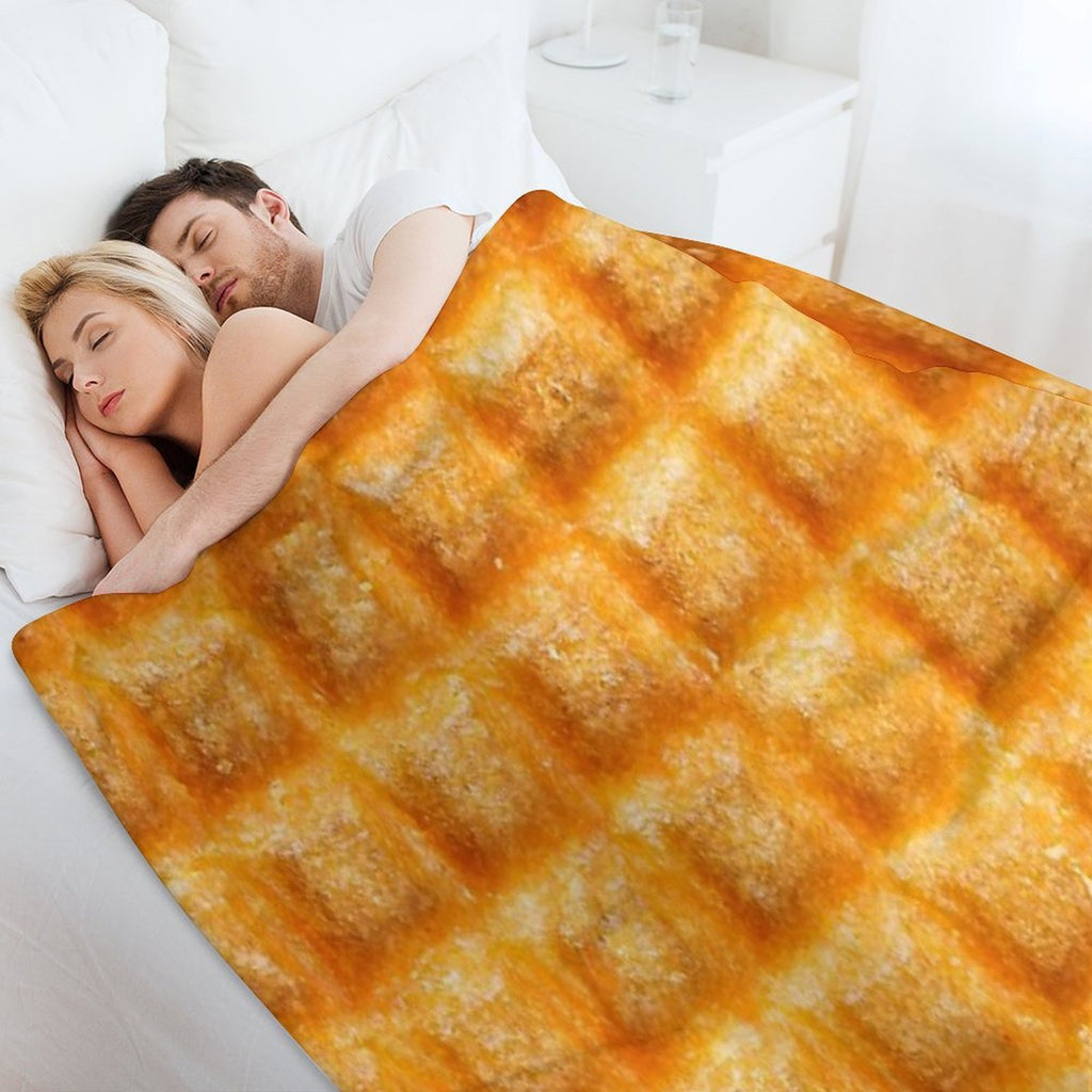 Waffle Travel-friendly Throw Blanket