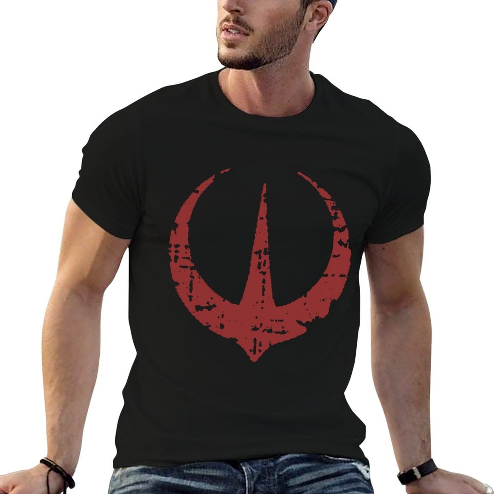 Star Wars Andor Worn Icon Logo  Fade-proof Color T-Shirt