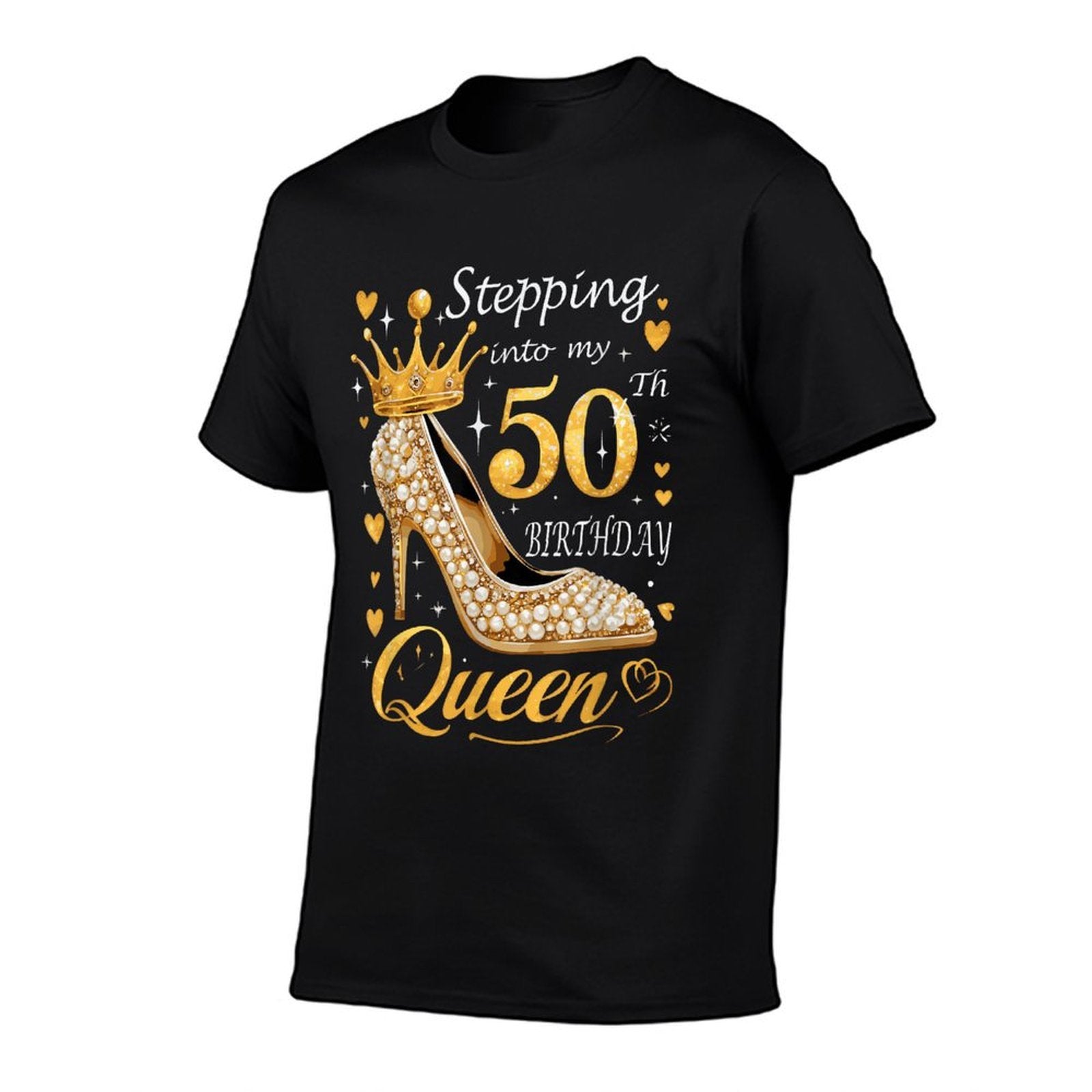 50 Year Old High Heels Stepping Into My 50th Birthday  Relaxed-fit T-Shirt