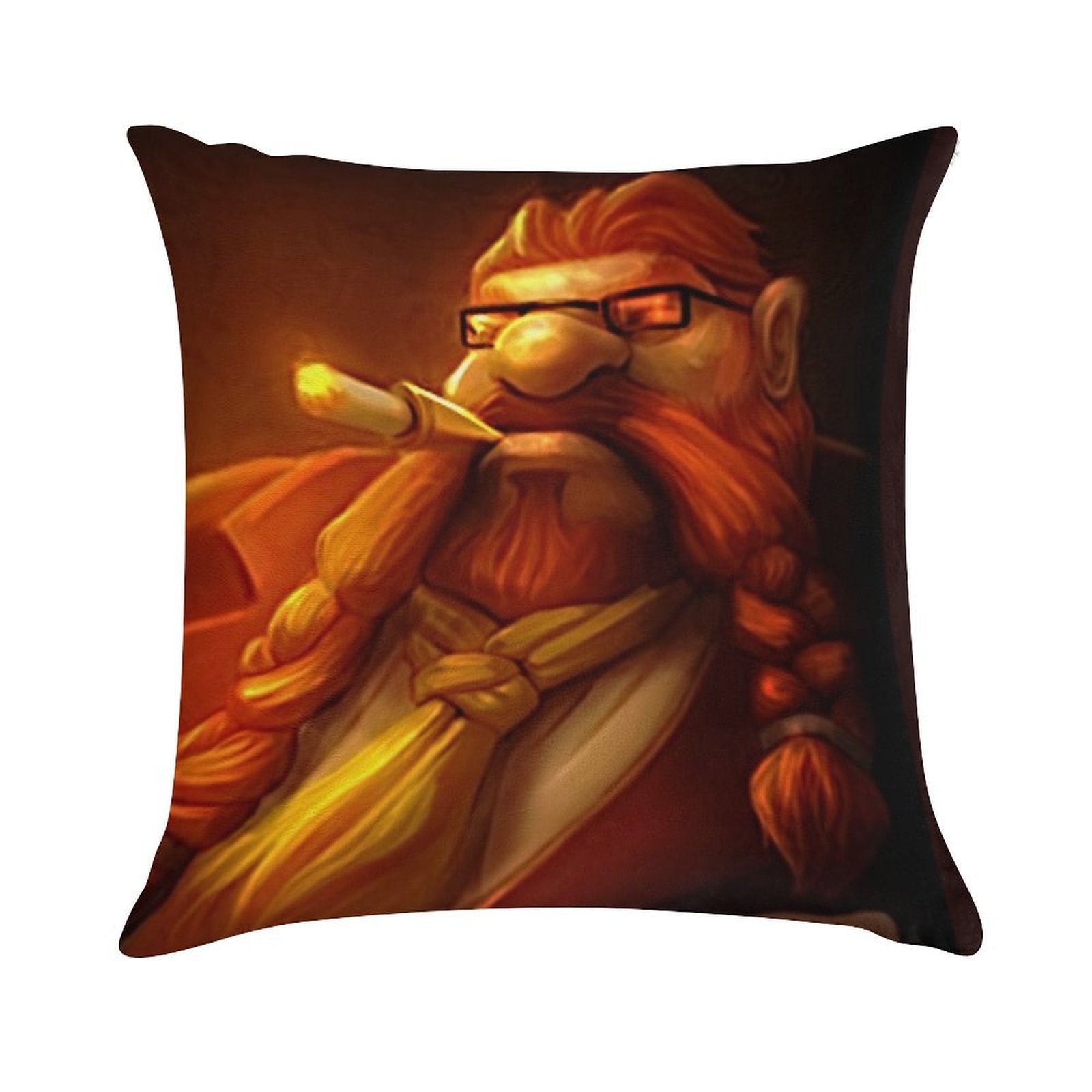 Gragas Alpha Male Soft Hidden Zipper Throw Pillow