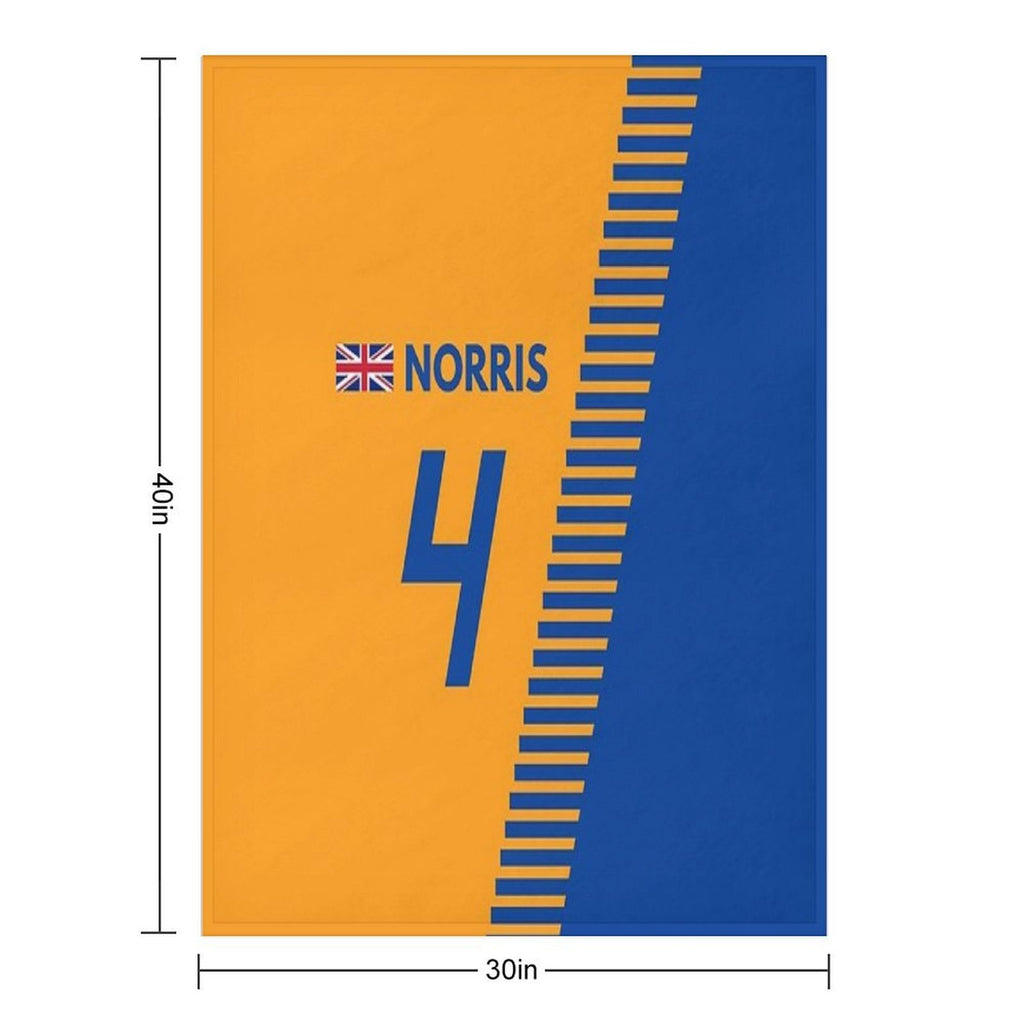 F1 2020 - #4 Norris Comfort Throw Blanket