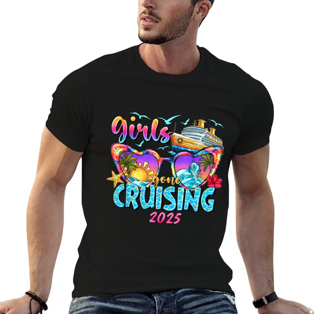 Girls Gone Cruising 2025 Cruise Vacation Trip Funny Besties  Classic T-Shirt