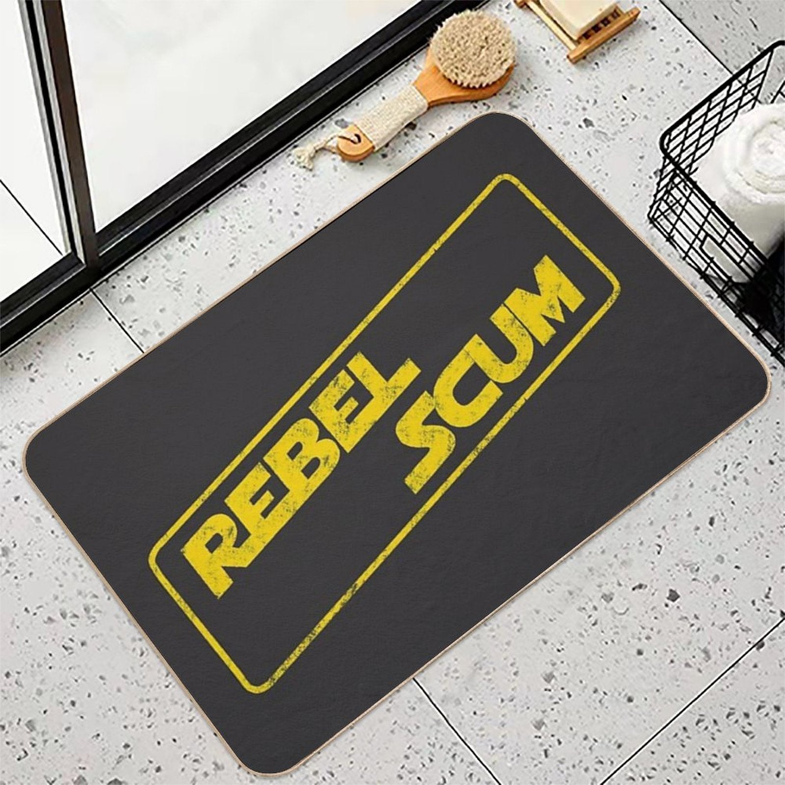 Rebel Scum  Rapid-Drying Bath Mat