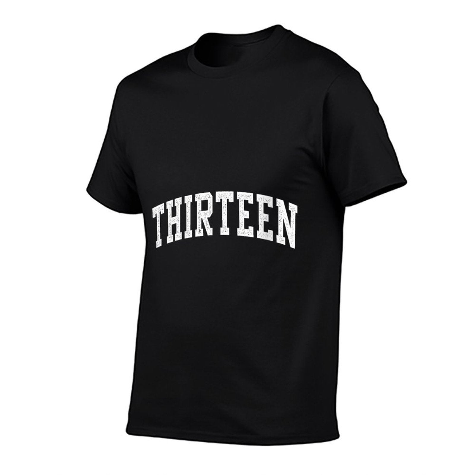 Womens Thirteen Minimalist 13th Birthday Design 13-Year-Old  High-quality Stitching T-Shirt