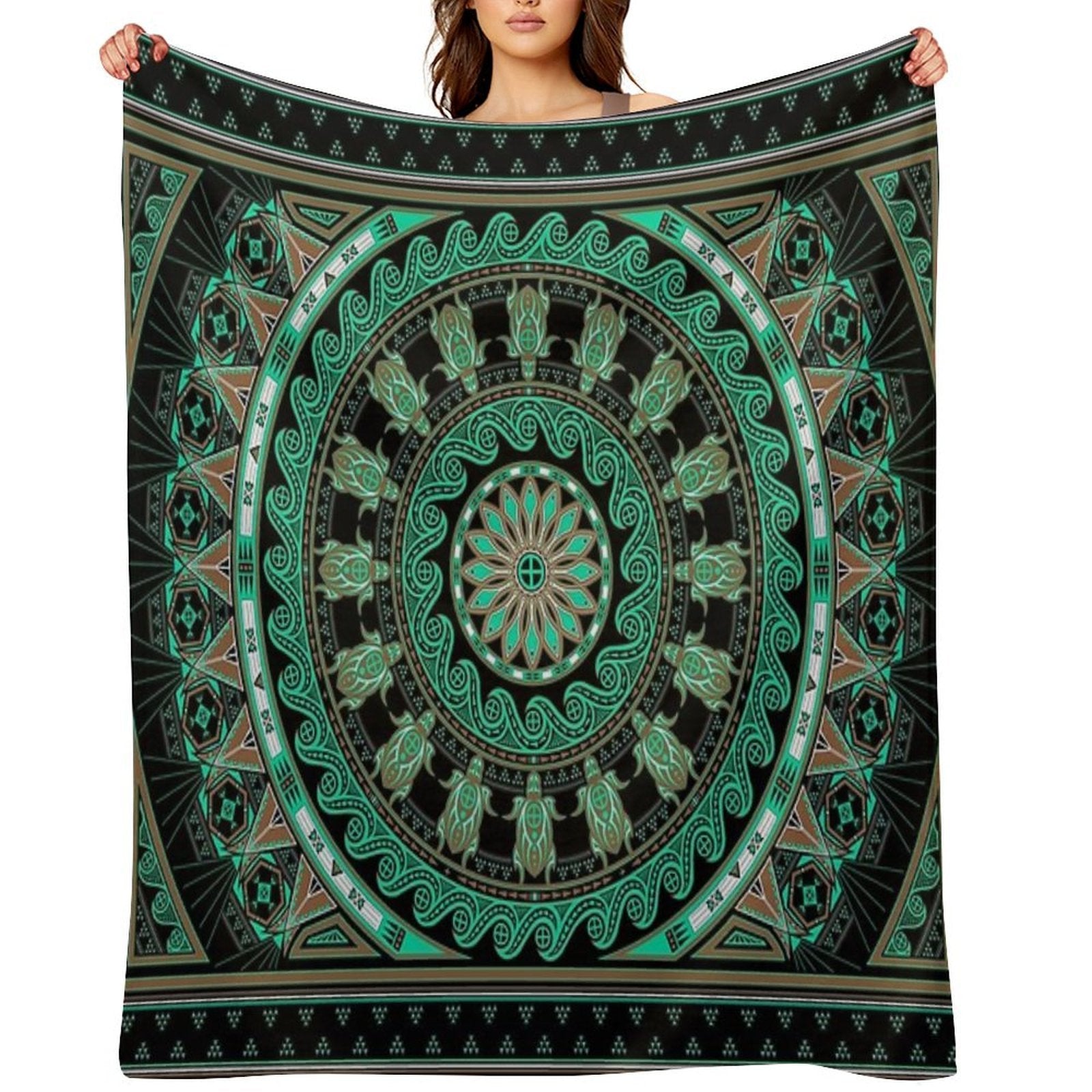 The Turtle (Keya) Comfort Throw Blanket