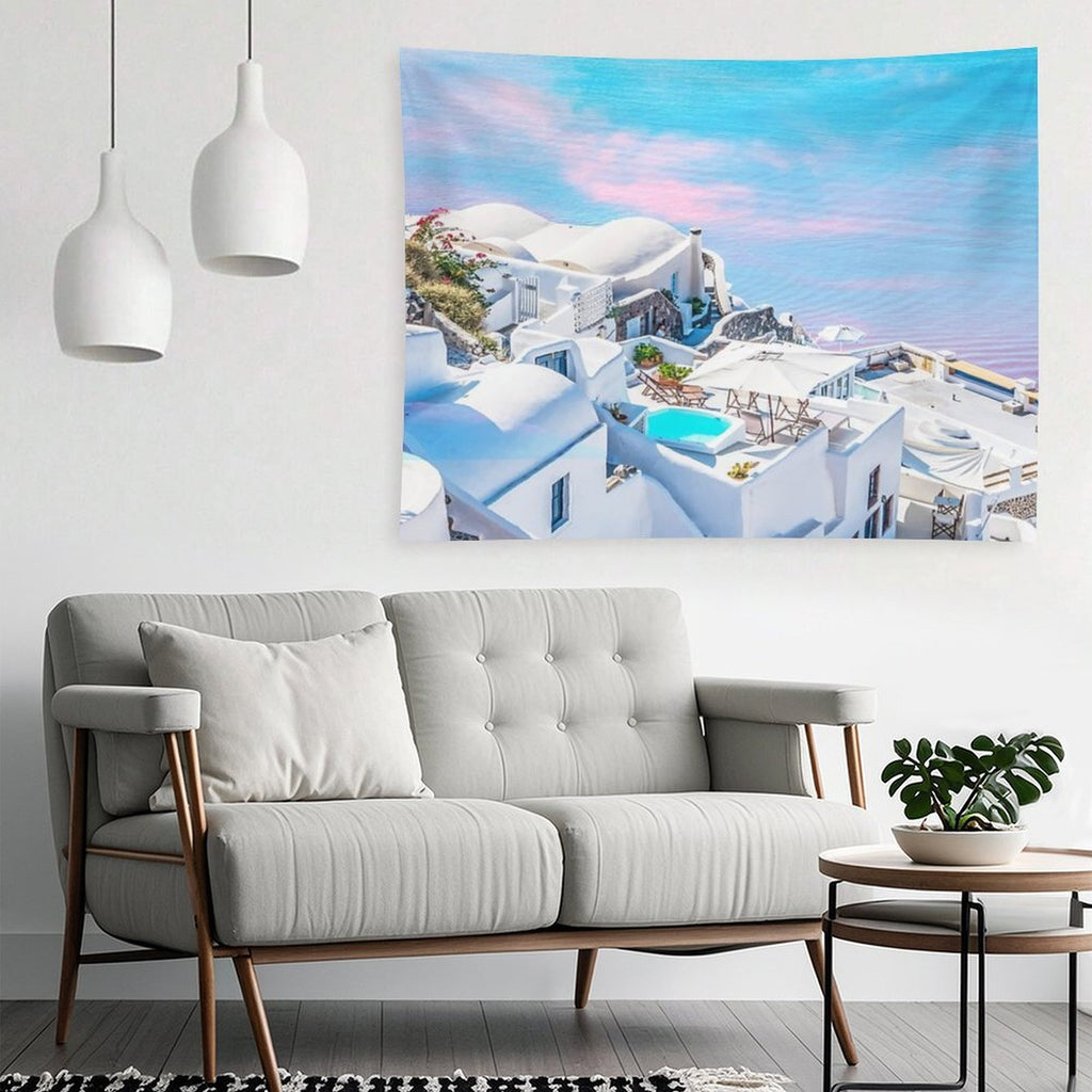 Greece Dreams #digitalart #travel Tapestry