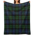 Black Watch Ancient  Original Scottish Tartan Shrink-resistant Throw Blanket