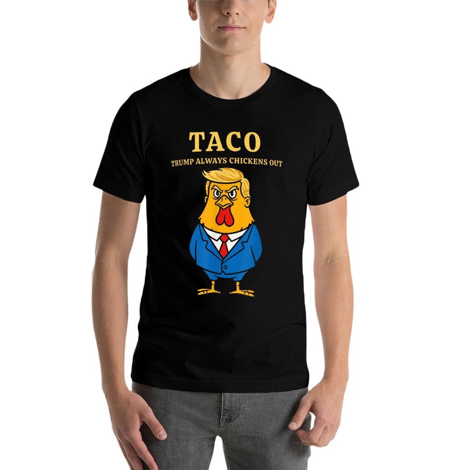 Funny Taco Trade Tariff President  Stretchy T-Shirt