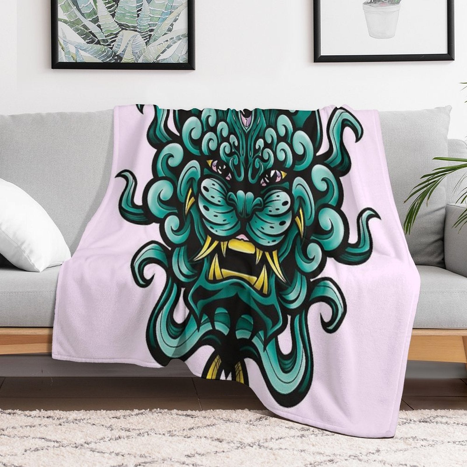 Osmose - Tattoo Studio Anti-pilling Throw Blanket