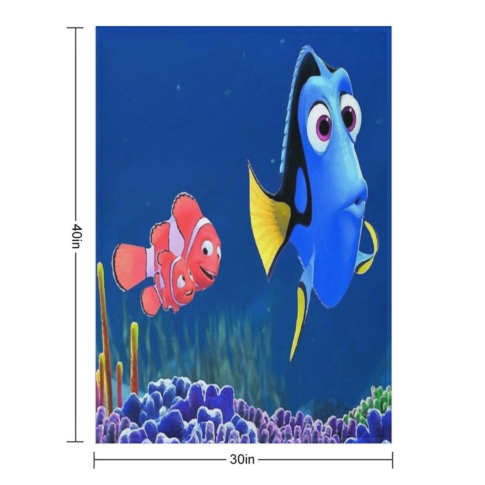 Finding Nemo Velvety-soft Throw Blanket