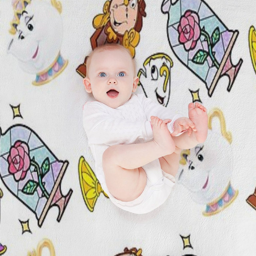 Beauty Plush Throw Blanket