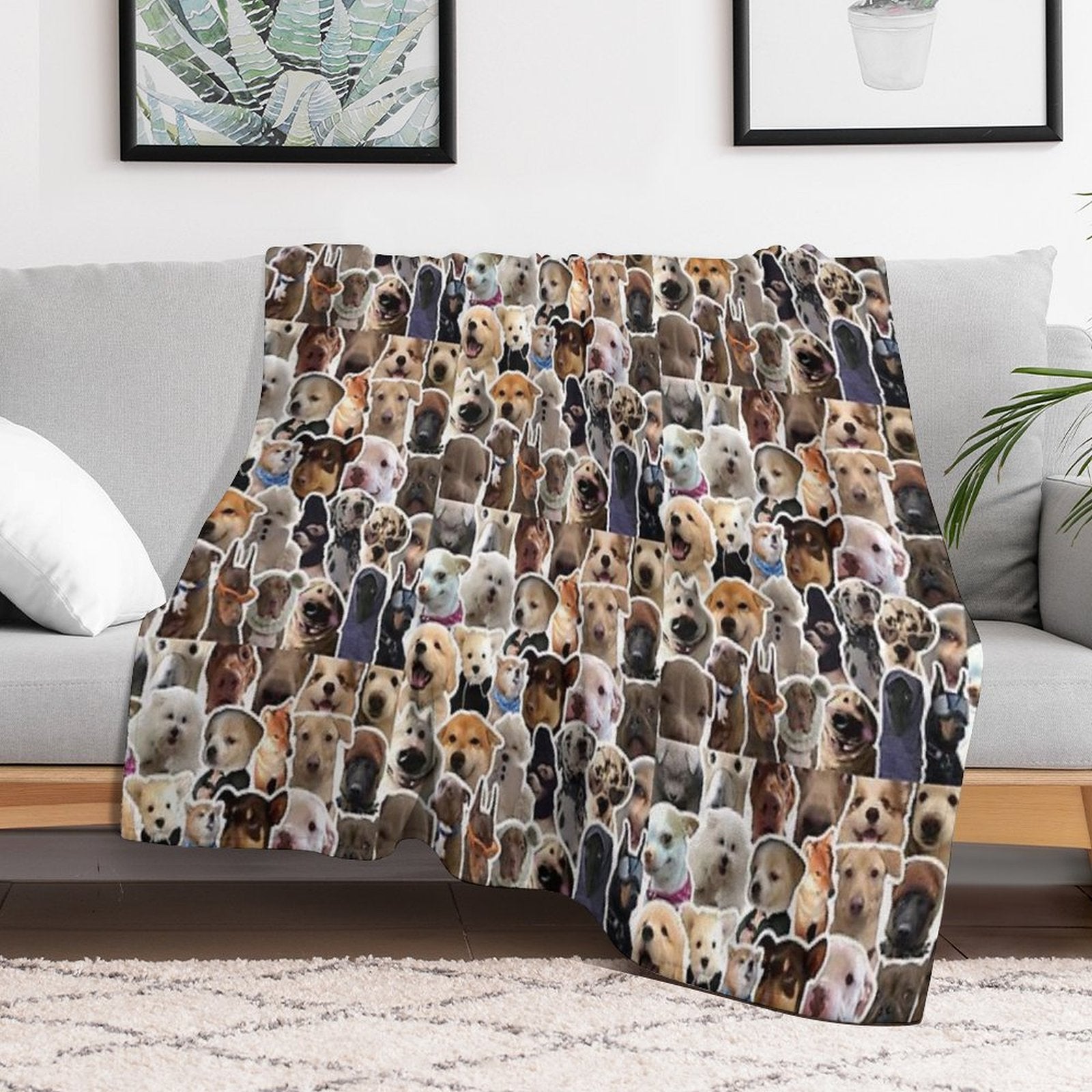 Sticker Stack 15 Easy Care Throw Blanket