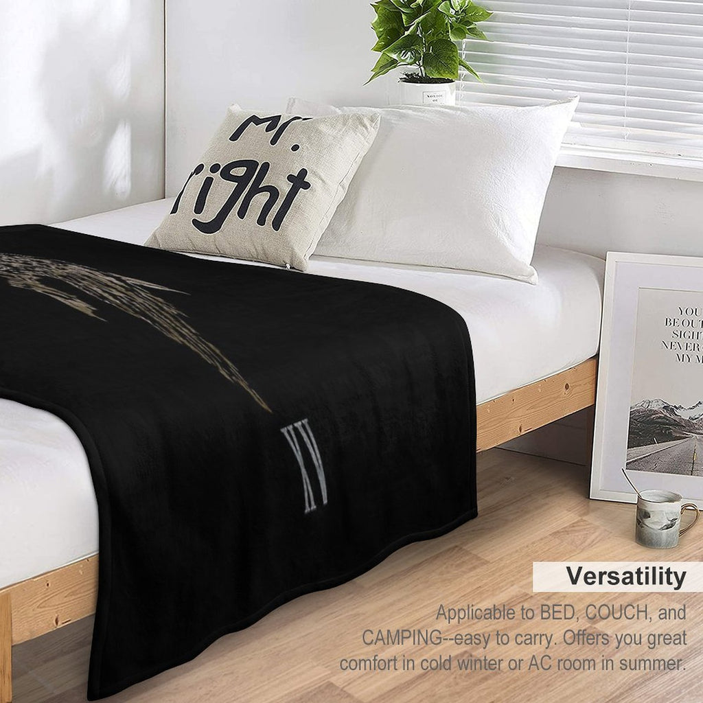 The Lucian Crest Velvety-soft Throw Blanket