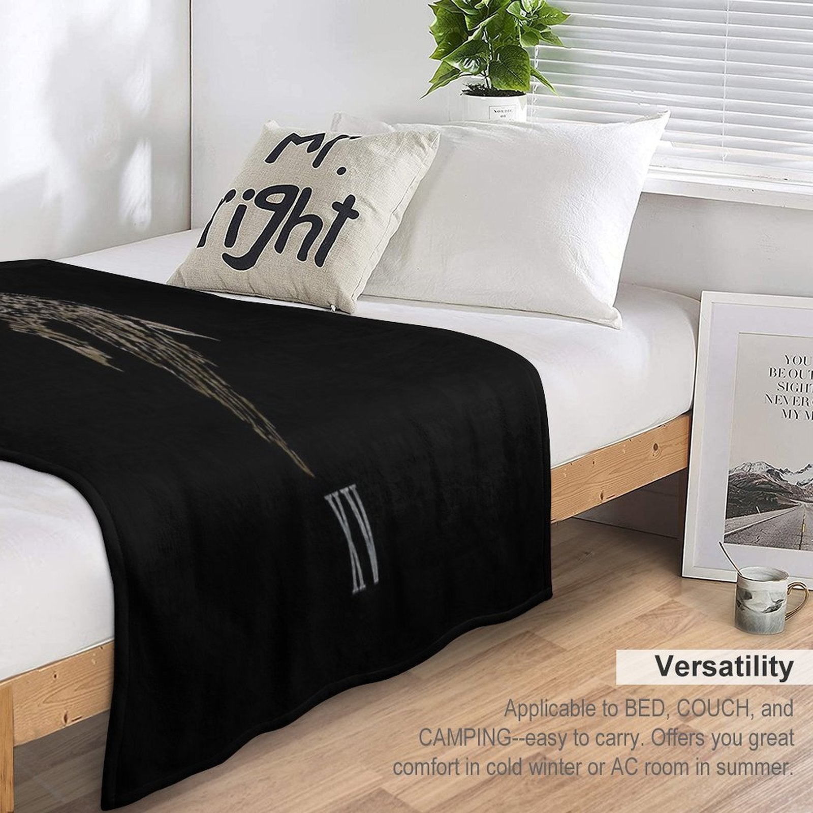 The Lucian Crest Velvety-soft Throw Blanket