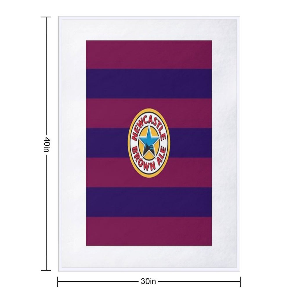 Newcastle Vintage 1996 Away Football Shirt Retro Quick-dry Throw Blanket