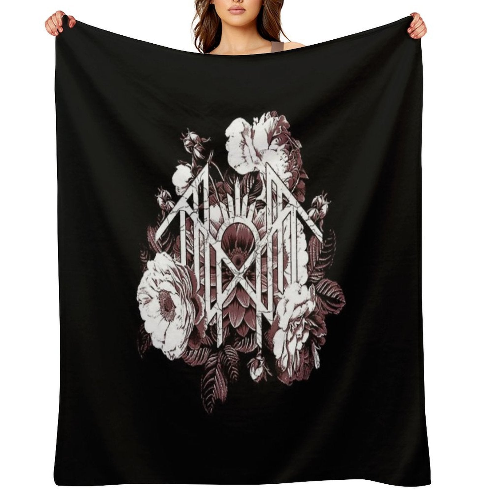 Official Merchandise World Tour of Sleep Token Music - SLP-TKN--Sleep Token # Machine-washable Throw Blanket