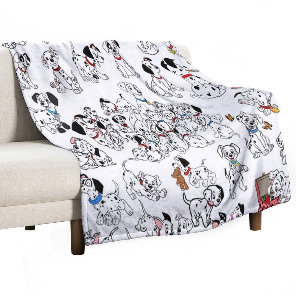 101 Dalmatians Quick-dry Throw Blanket