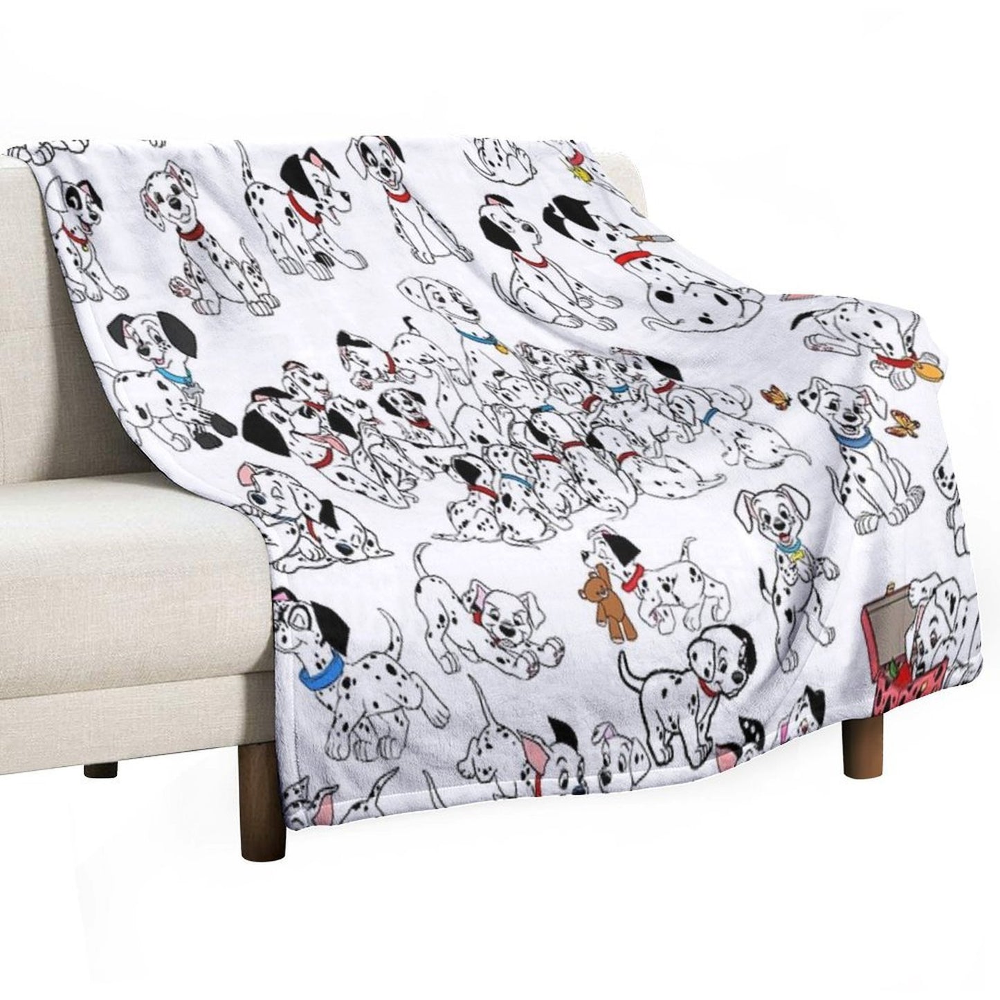 101 Dalmatians Quick-dry Throw Blanket