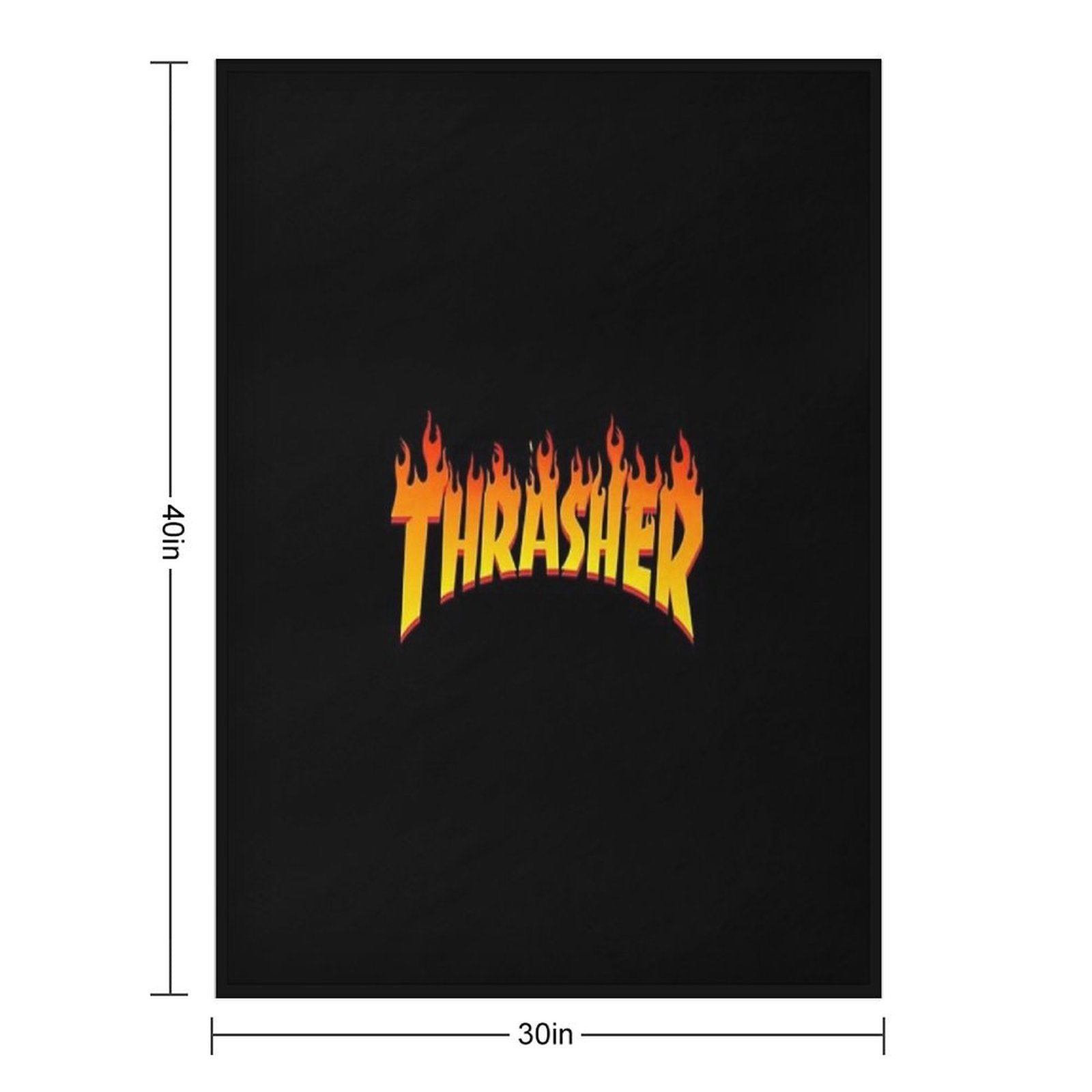 Trasher Eco-conscious Throw Blanket