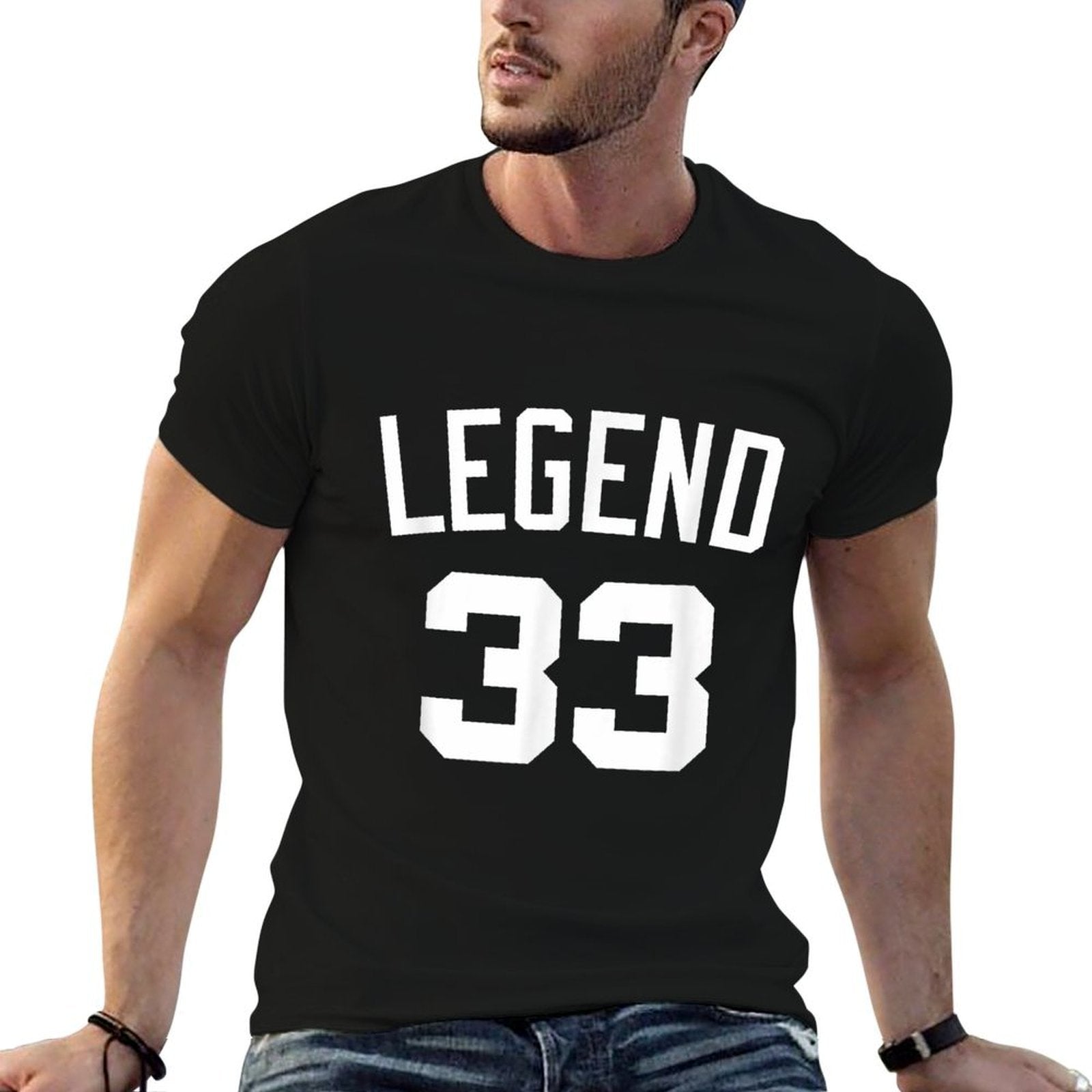 Boston Legend 33  Ribbed Collar T-Shirt