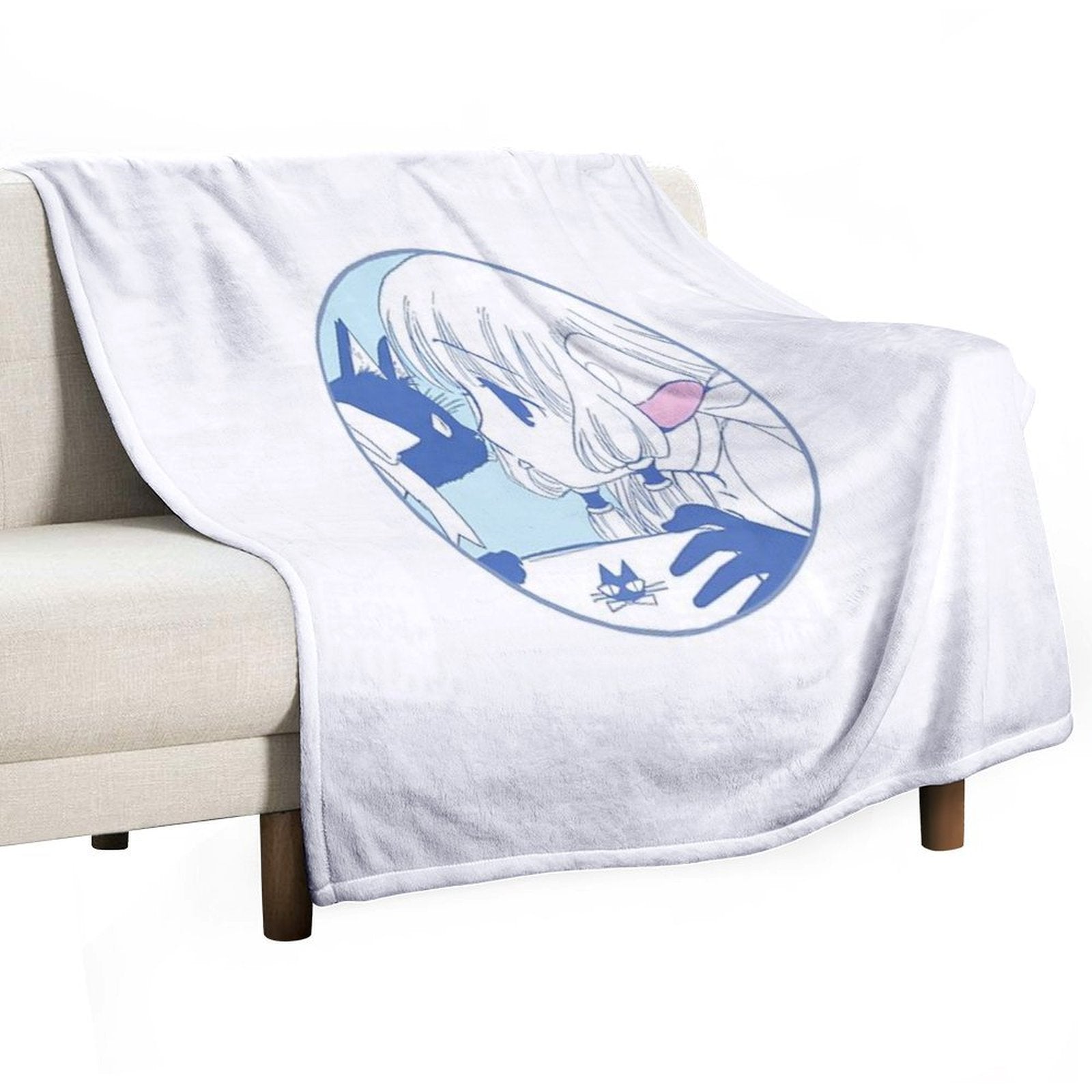 Chi - Chobits Eco-conscious Throw Blanket