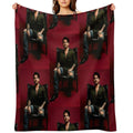 Hot Adam Lambert Easy Care Throw Blanket