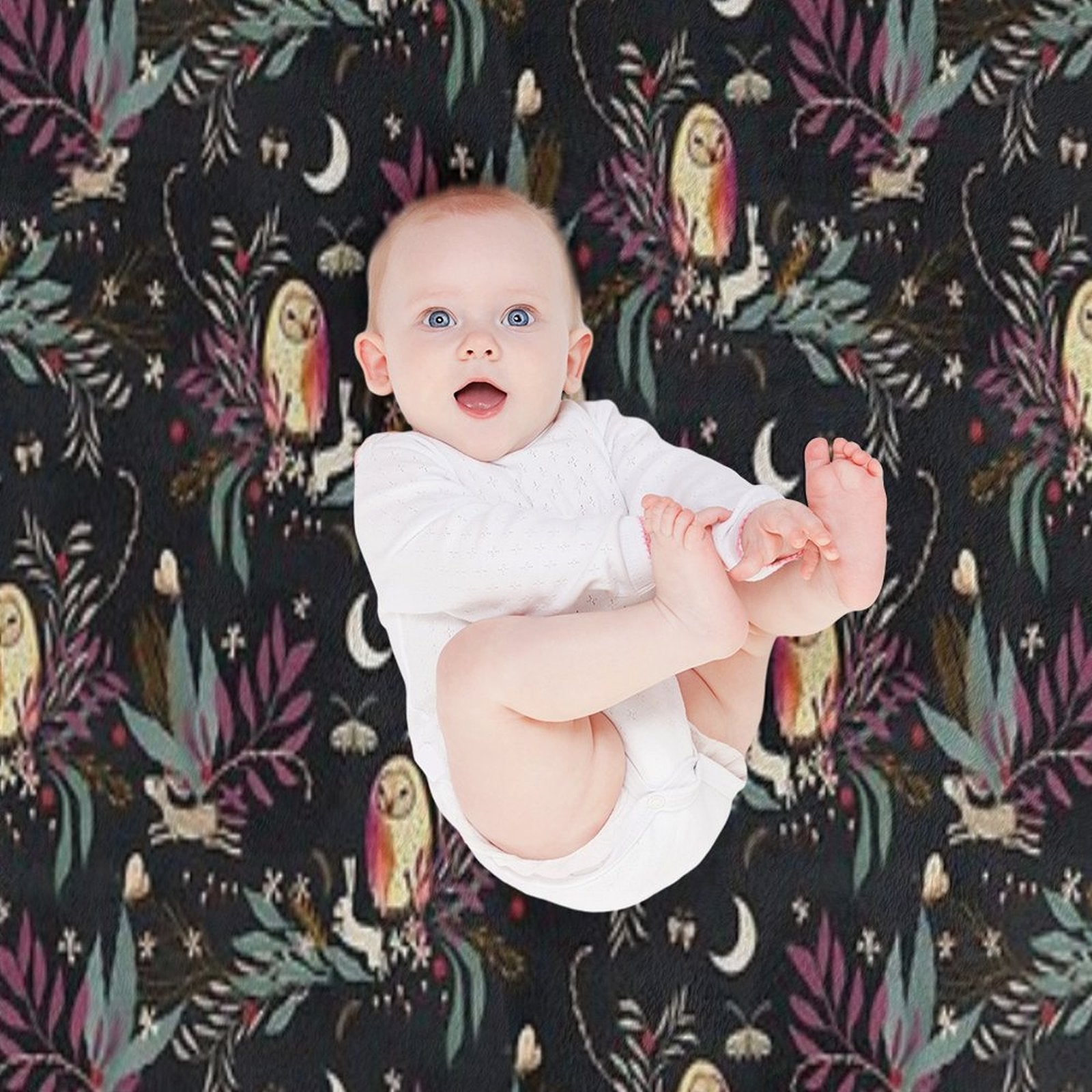 In The Night Garden Eco-conscious Throw Blanket