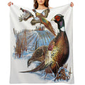Pheasant Farm Comfort Throw Blanket