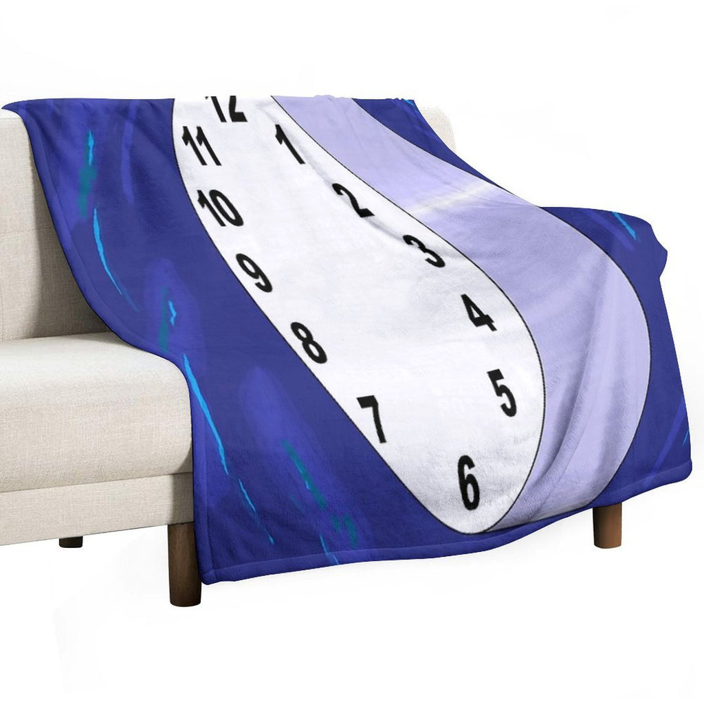 The Sideview Clock Eco-conscious Throw Blanket