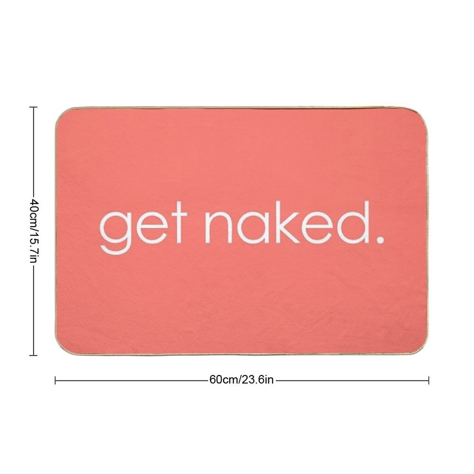 Get Naked  Odorless Bath Mat