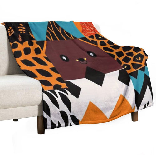 Animal Print Multi-functional Throw Blanket
