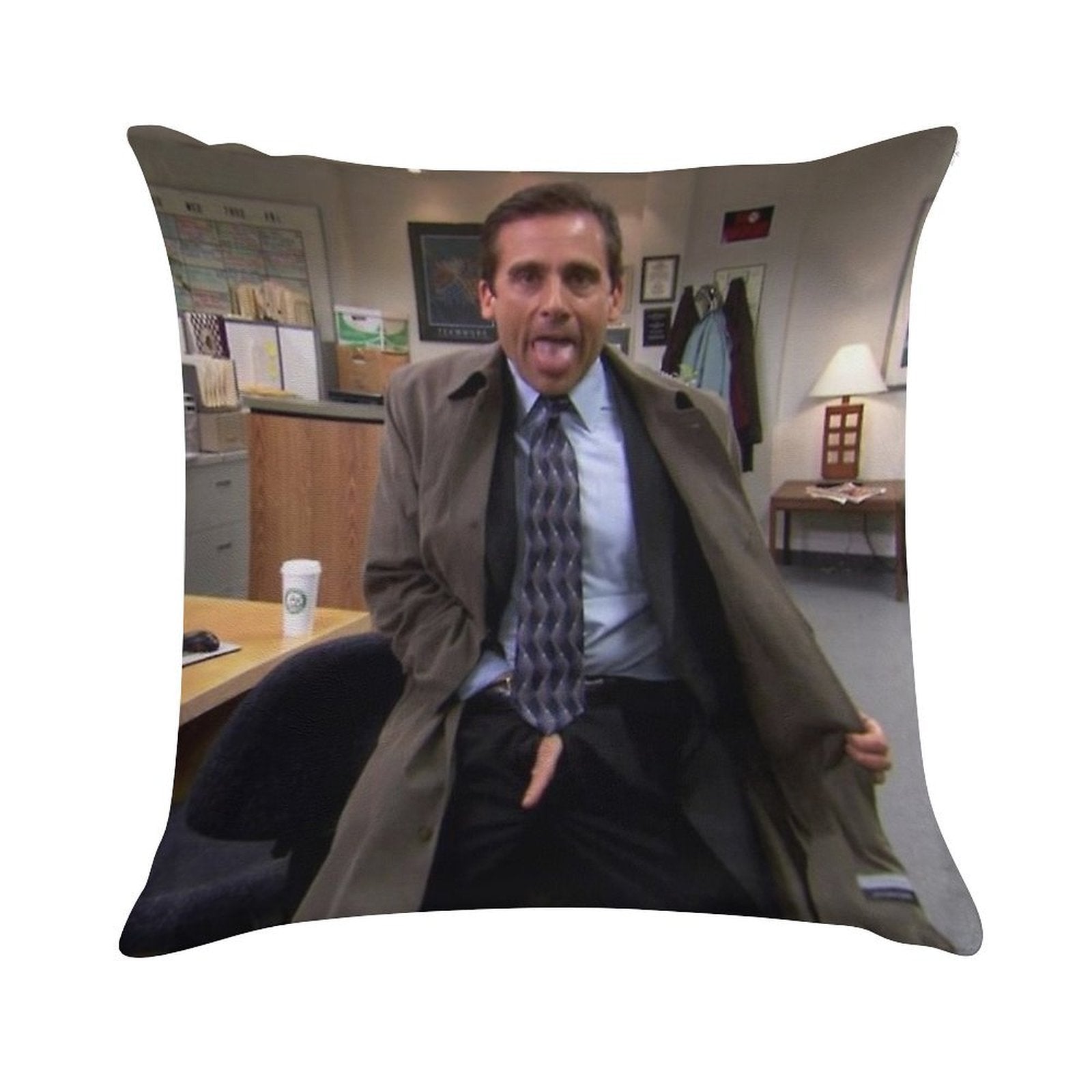 Michael Scott Soft Ultra-Soft Texture Throw Pillow