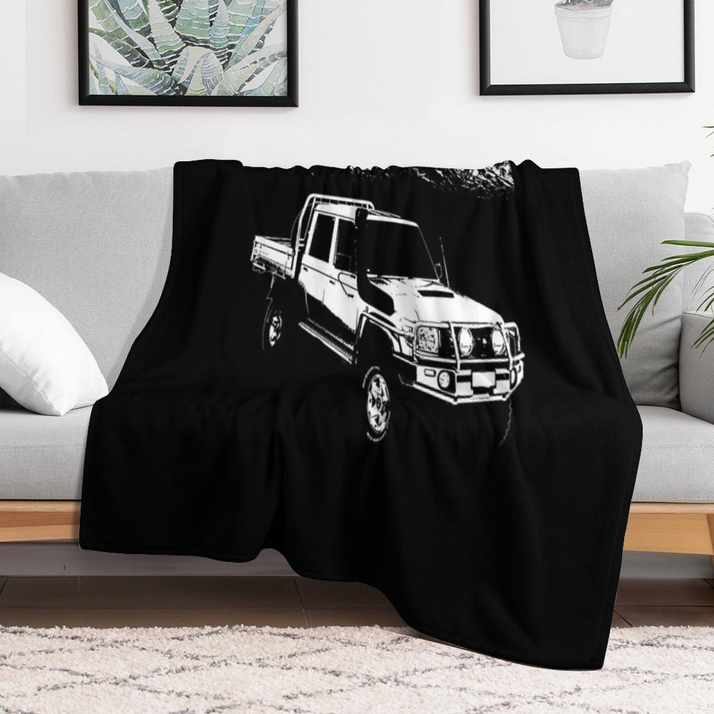 79 Series Toyota Cruiser Premium Throw Blanket