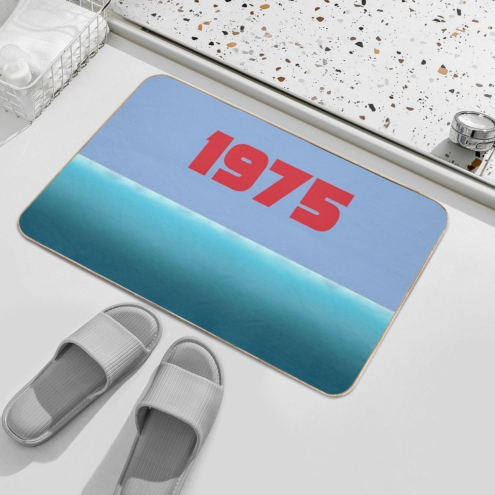 Jaws Movie 1975. Birthday Party Gifts. Officially Licensed Merch.  Pet-Safe Bath Mat