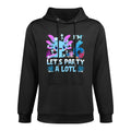 I'm 6 Let's Party A Lotl 6th Birthday Cute Axolotl Lovers Unisex Design Hoodie