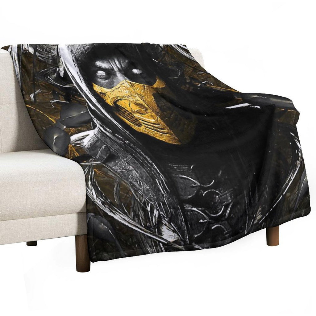 Mortal Kombat X Scorpion Plush Throw Blanket