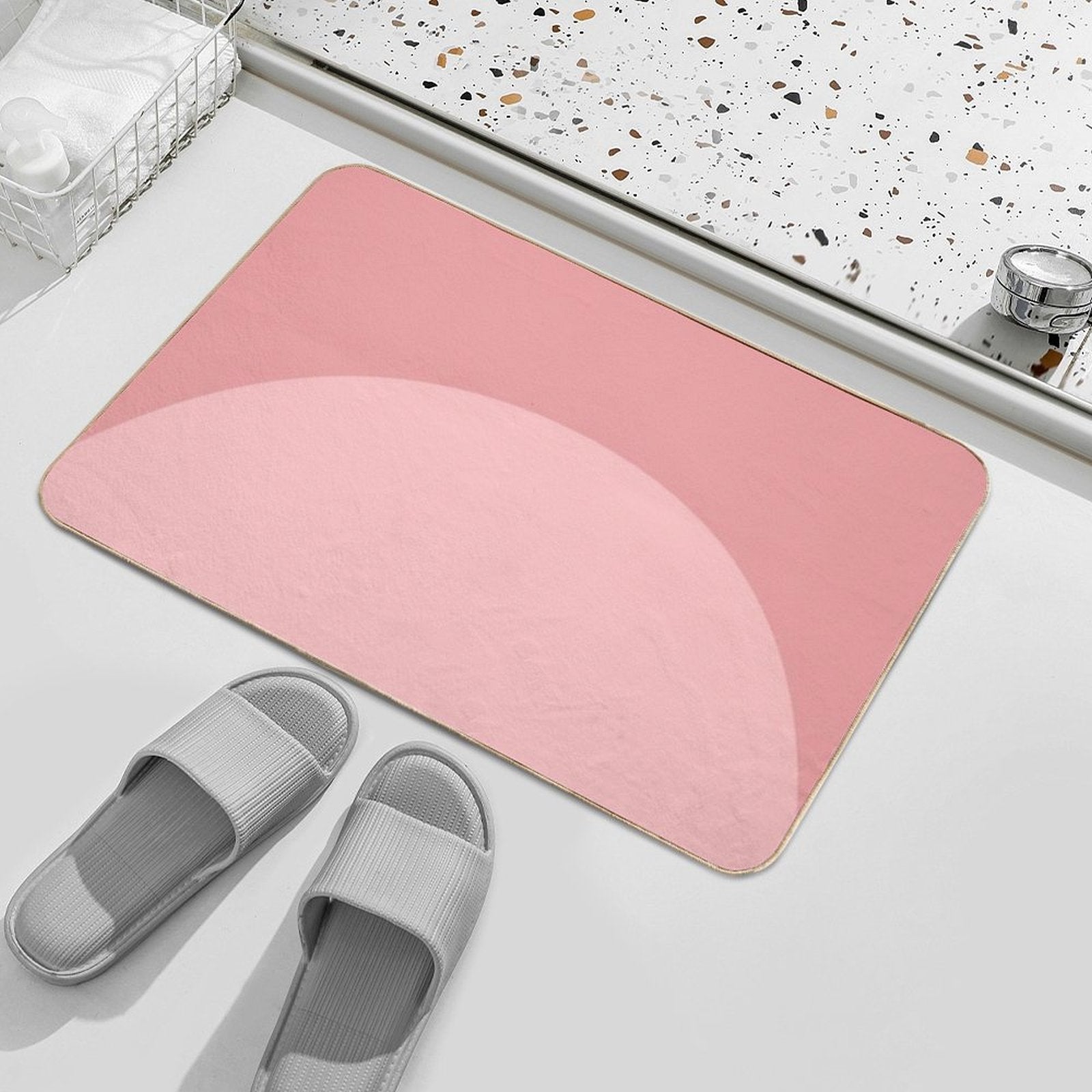 Pink Sun  Multi-Purpose Bath Mat