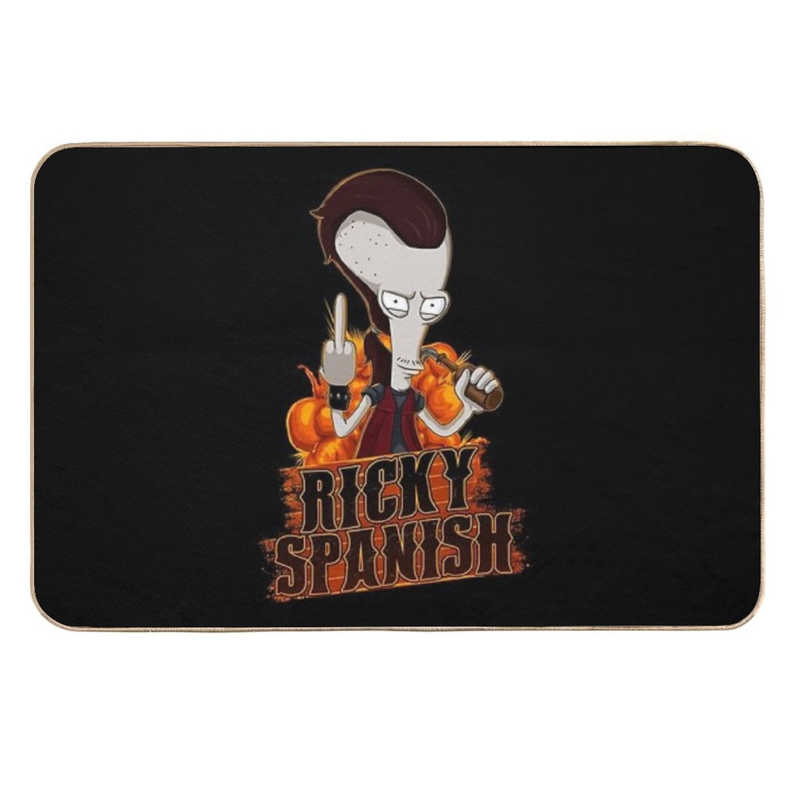 Ricky Spanish  Easy Maintenance Bath Mat