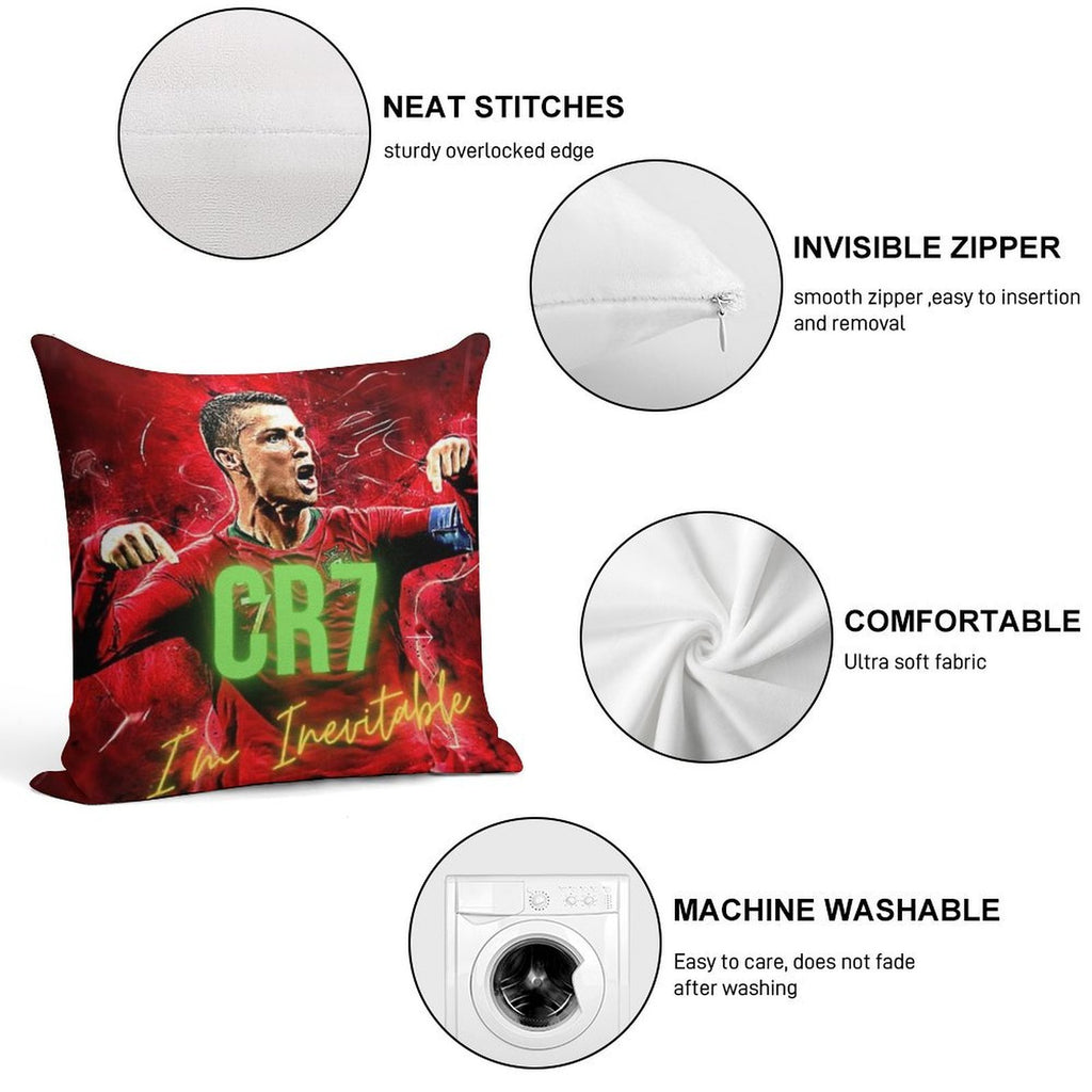 CR7 Soft Reinforced Edging Throw Pillow