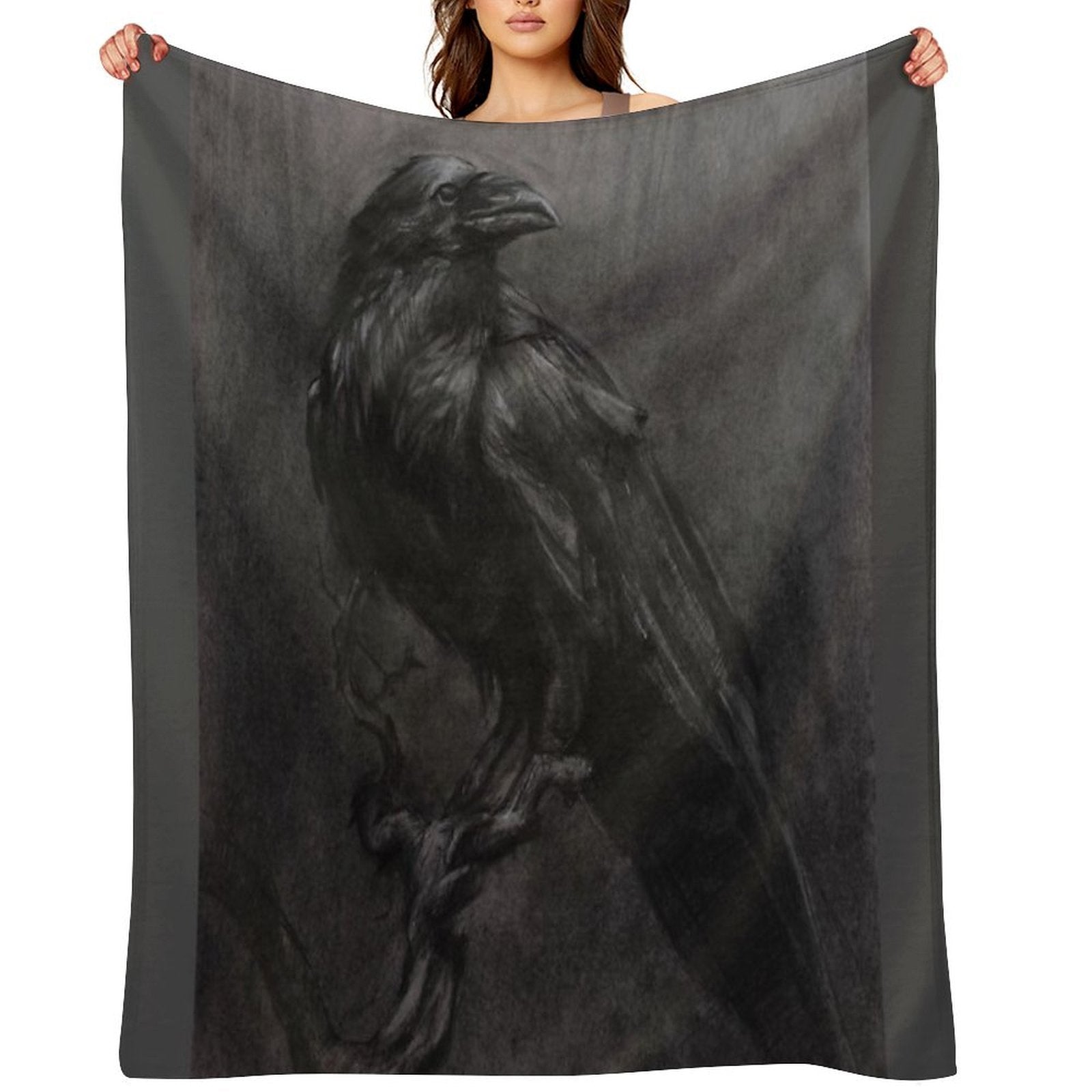 Raven Compact Throw Blanket