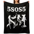 5sos Merch 5 Seconds Of Summer 5sos5 Easy Care Throw Blanket