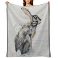 Hare Anti-pilling Throw Blanket