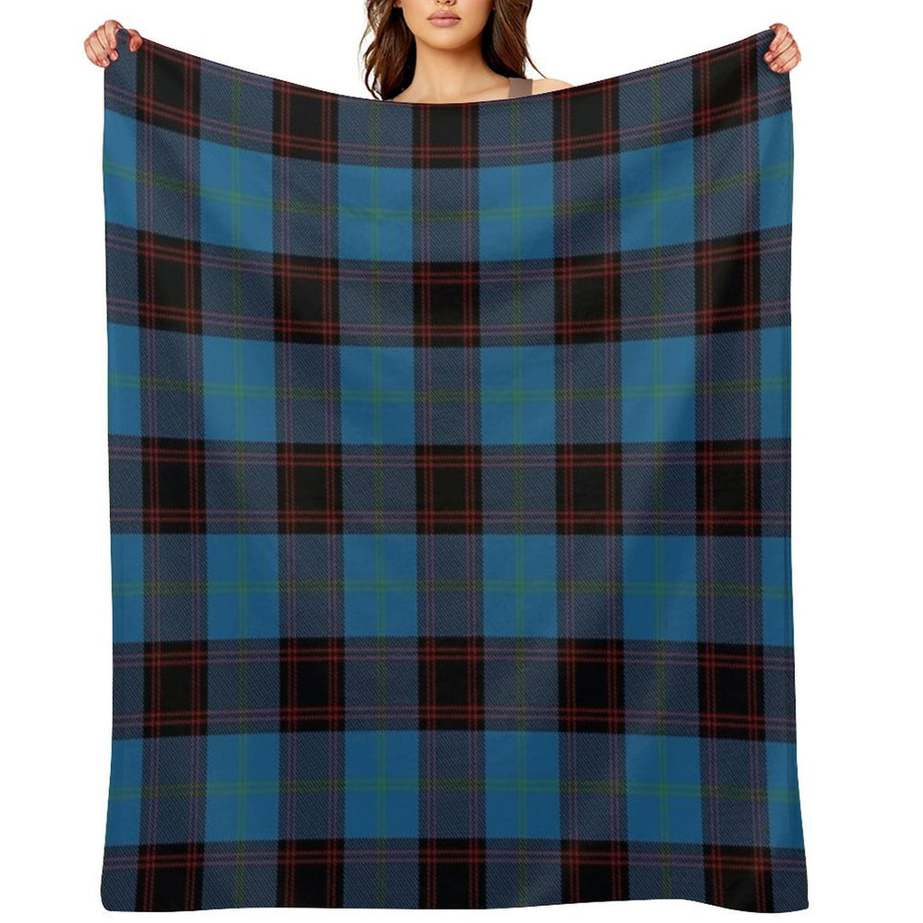 The Home Clan Family Tartan Premium Throw Blanket
