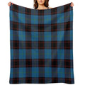 The Home Clan Family Tartan Premium Throw Blanket