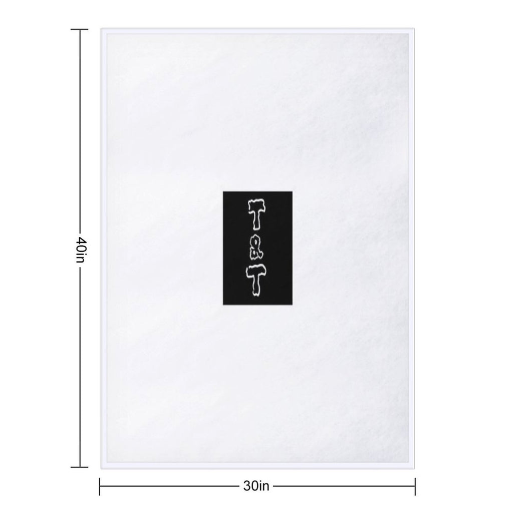 T&T Logo Anti-pilling Throw Blanket
