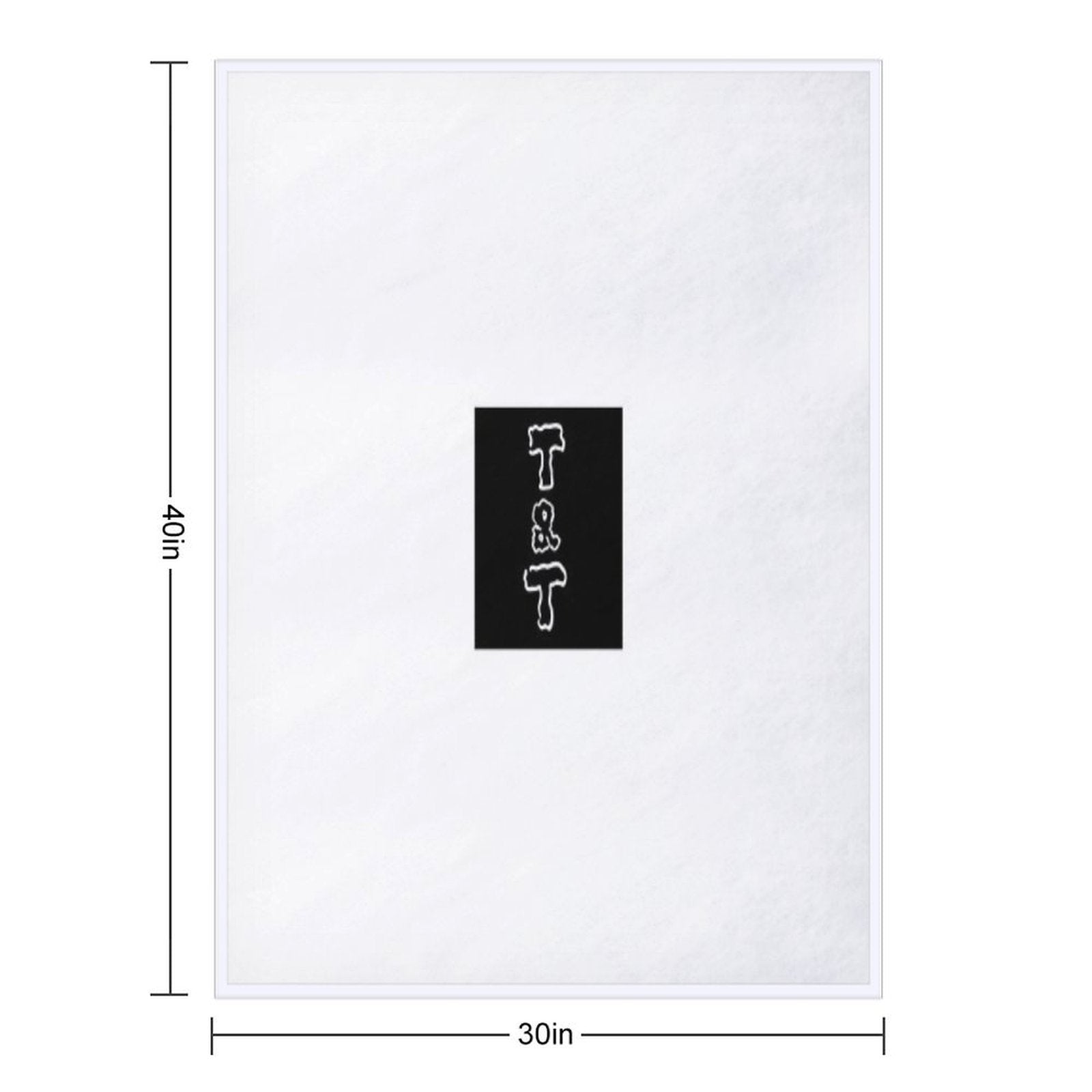 T&T Logo Anti-pilling Throw Blanket