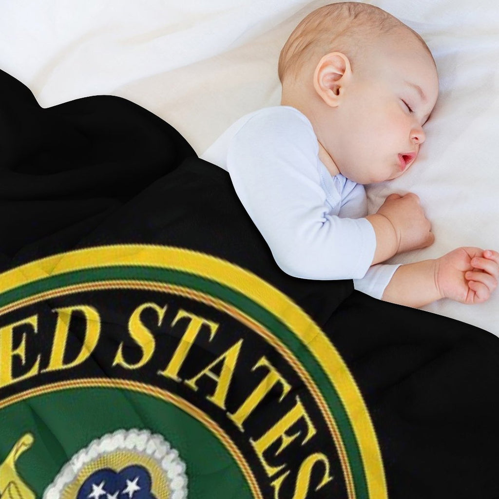 Army - US Army Veteran Shrink-resistant Throw Blanket