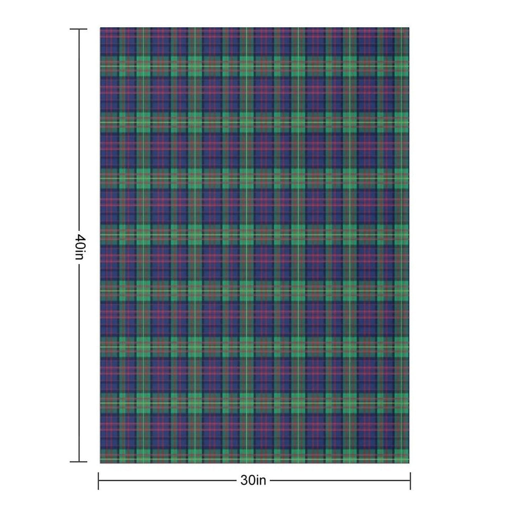 Carnegie Mellon University Tartan Plaid Versatility Throw Blanket